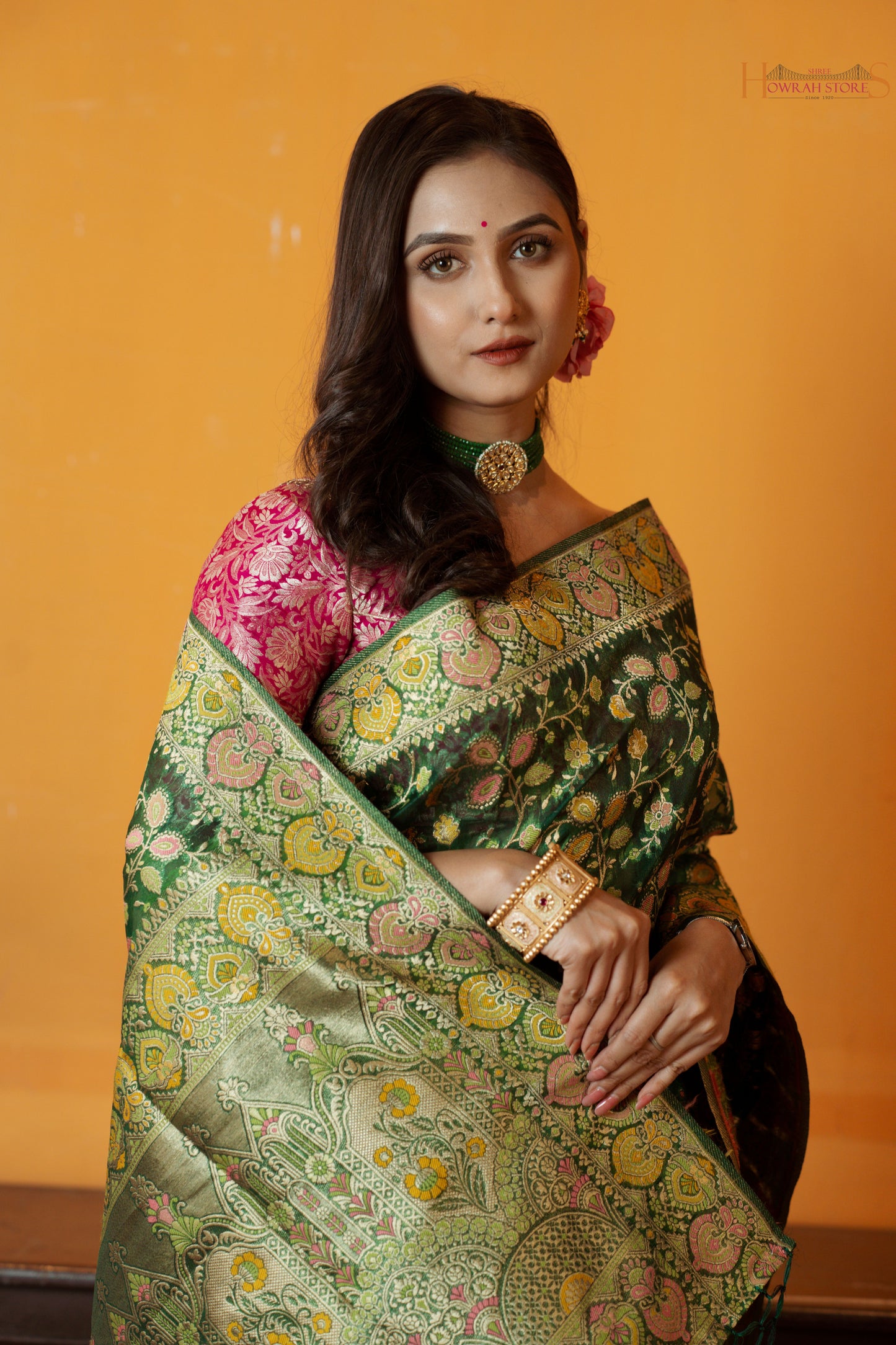 Organza Silk Saree – Sheer Elegance & Grace