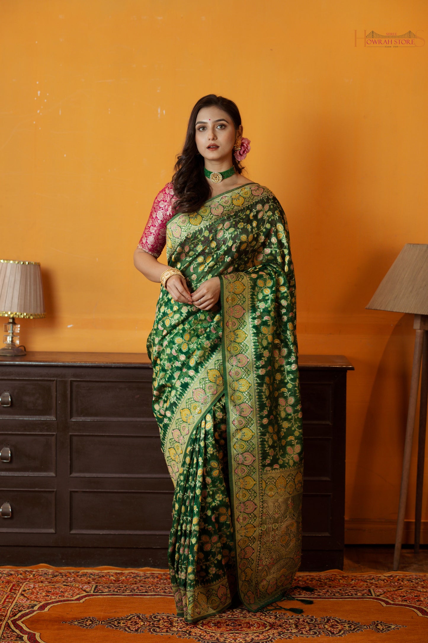 Organza Silk Saree – Sheer Elegance & Grace