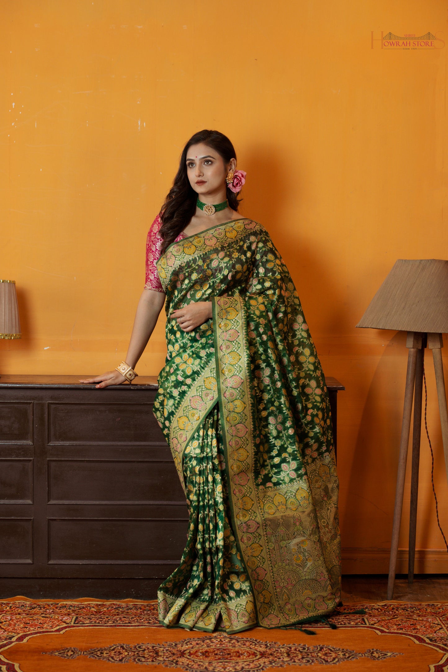 Organza Silk Saree – Sheer Elegance & Grace