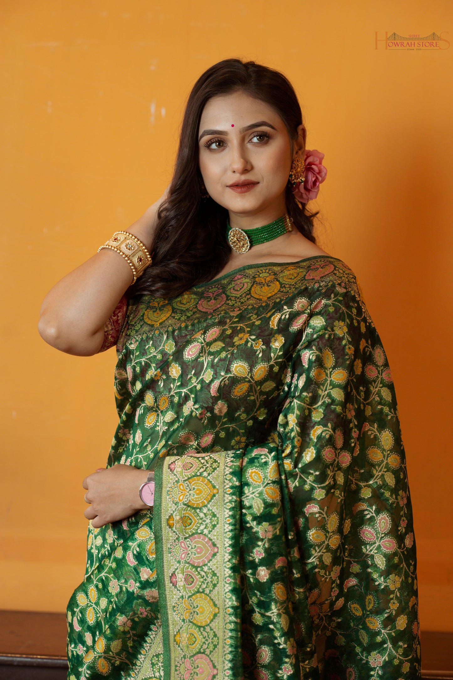 Organza Silk Saree – Sheer Elegance & Grace