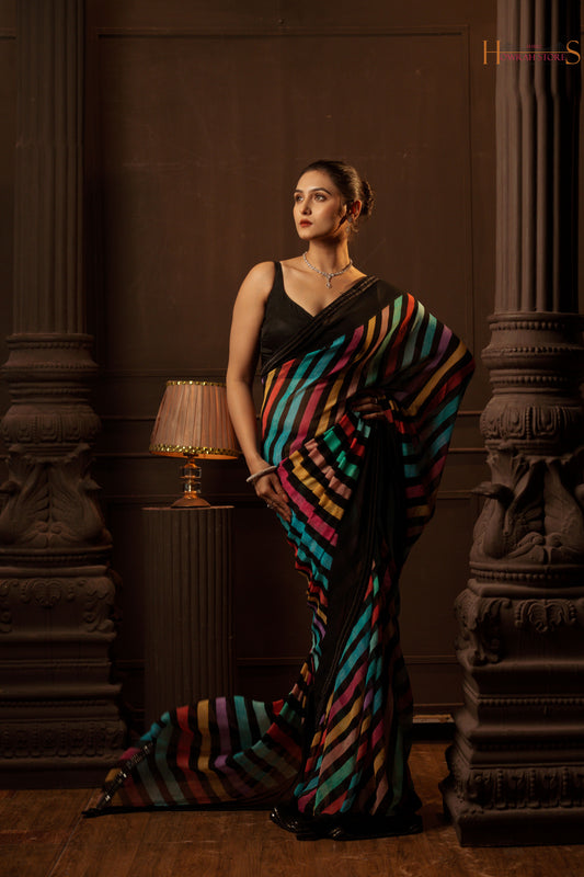 Designer Chiffon Saree – Sheer Elegance