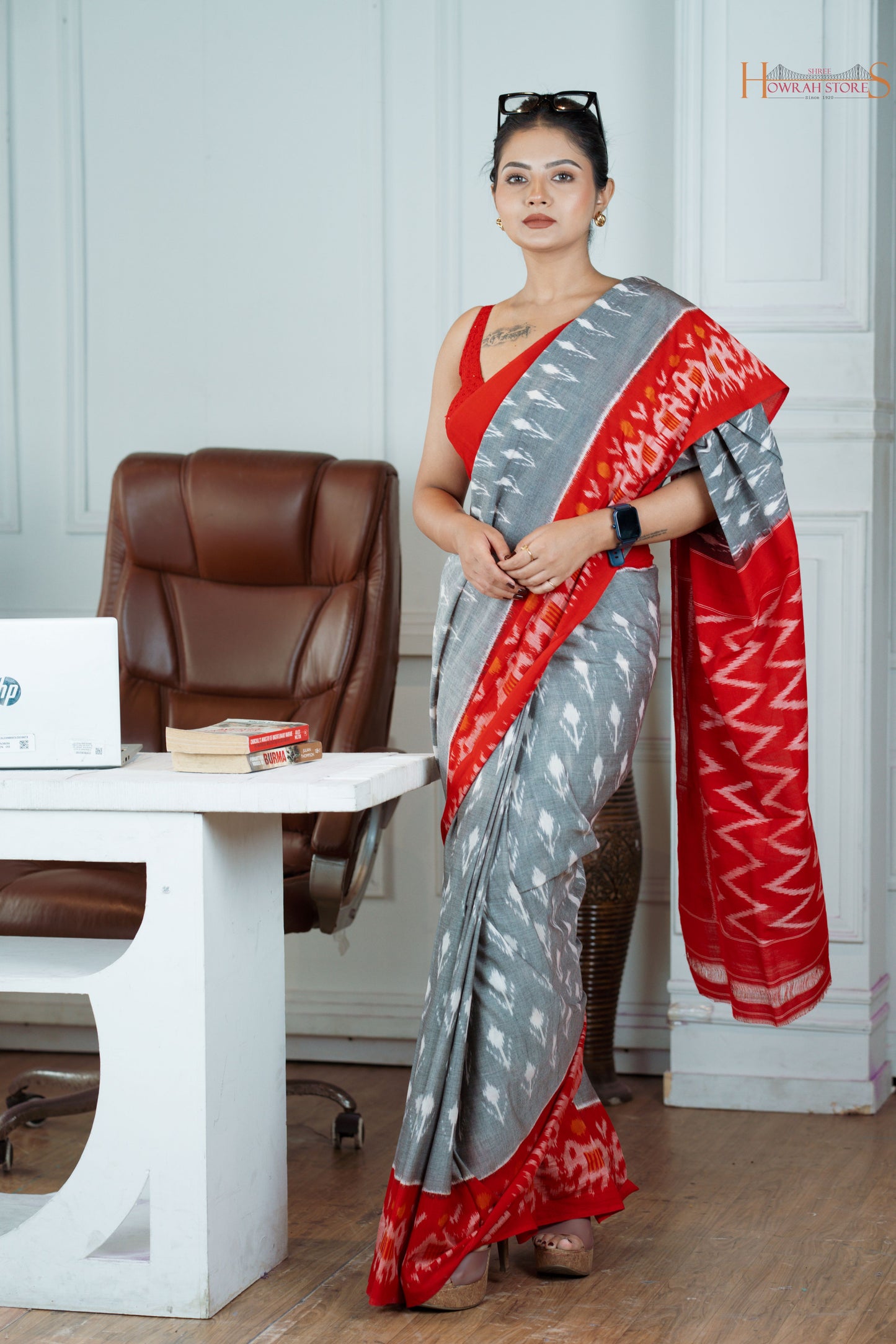 Timeless Ikkat Cotton Saree – Comfort Meets Tradition