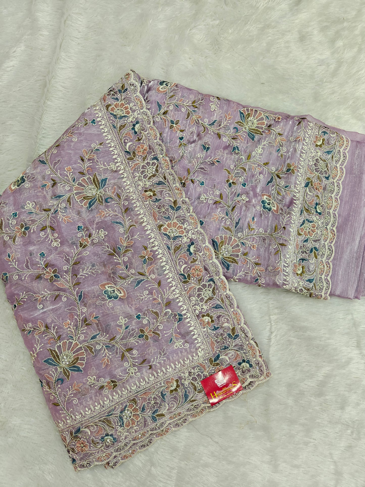 Tissue Silk Meenakari Saree – Traditional Art, Modern Elegance