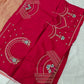 Tissue Organza Saree with Hand Embroidery