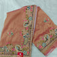 Tissue Organza Saree with Hand Embroidery