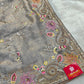 Tissue Organza Saree with Hand Embroidery