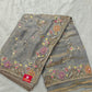 Tissue Organza Saree with Hand Embroidery