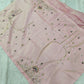 Tissue Organza Saree with Hand Embroidery