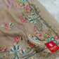 Tissue Organza Saree with Hand Embroidery