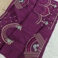 Tissue Organza Saree with Hand Embroidery