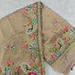 Tissue Organza Saree with Hand Embroidery