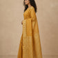 Traditional Dhakai Jamdani Saree in Golden Yellow
