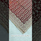 Satin Georgette Saree with Zircon Jaal Work – Sparkle Meets Sophistication