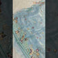 Tissue Organza Saree with Hand Embroidery