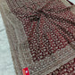 Satin Georgette Saree with Zircon Jaal Work – Sparkle Meets Sophistication
