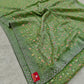 Designer Organza Saree with Kashmiri Work – Grace in Every Thread
