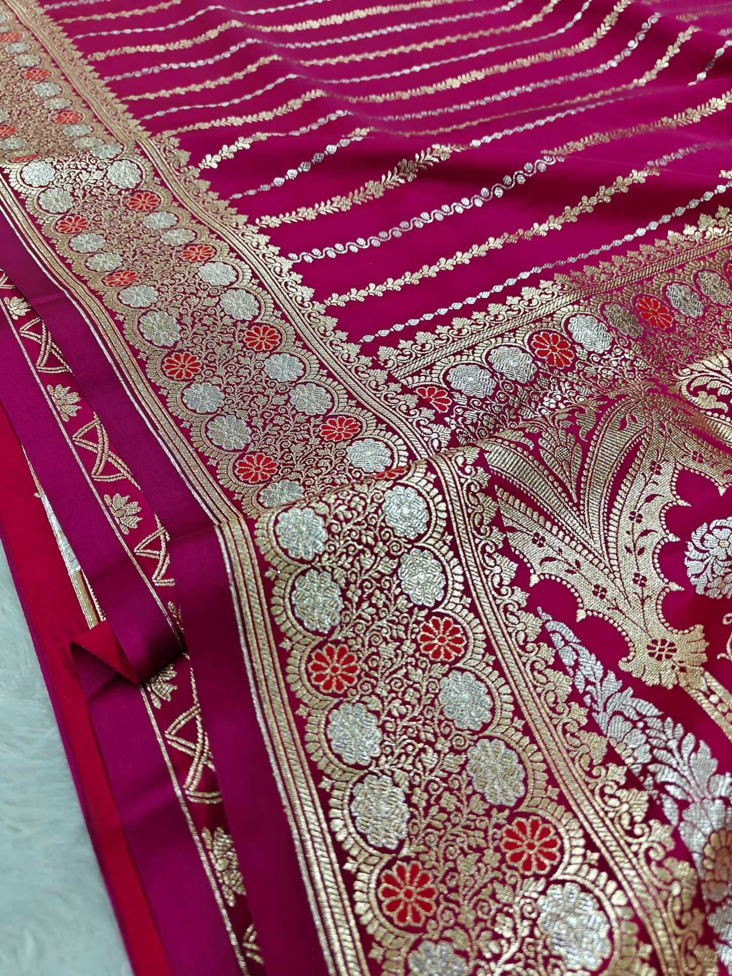Mashru Katan Silk Saree – Rich Texture, Royal Feel