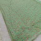 Parsi Embroidery on Organza Silk Saree