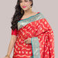 Royal Red Banarasi Silk Saree with Blouse Piece