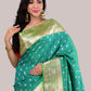 Sea Green Banarasi Silk Saree with Blouse Piece